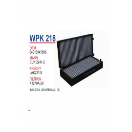 WUNDER POLEN FİLTRESİ(ÇİFTLİ) BMW X5/E70 - WPK218 (ORJ:64316945586)